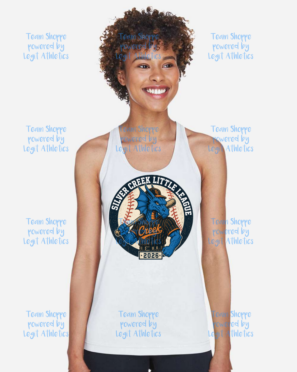Women's Drifit Tank ~ Silver Creek LL Baseball