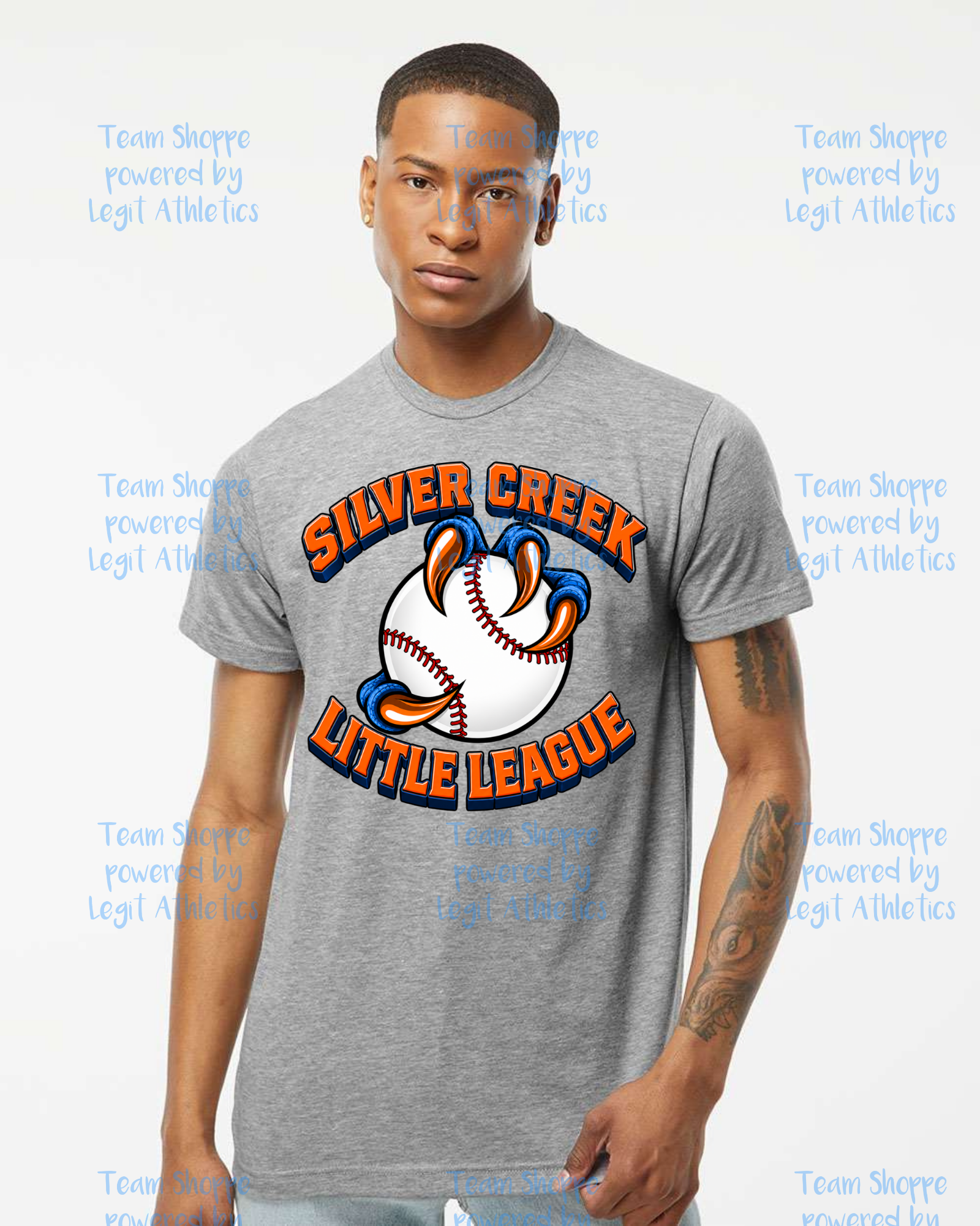 Adult or Youth Unisex Tshirt Silver Creek LL Baseball