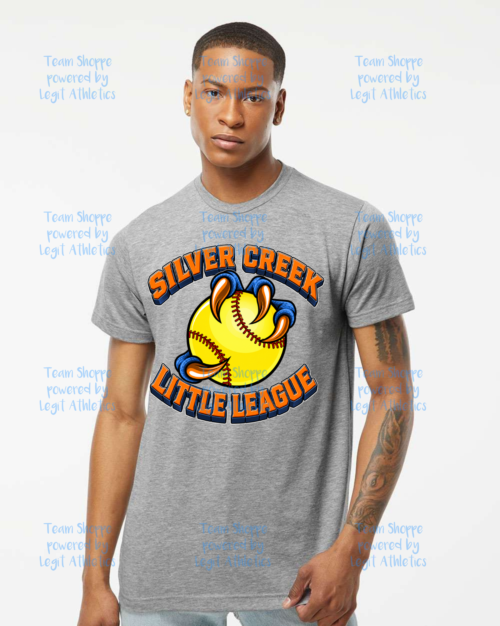 Adult or Youth Unisex Tshirt Silver Creek LL Softball