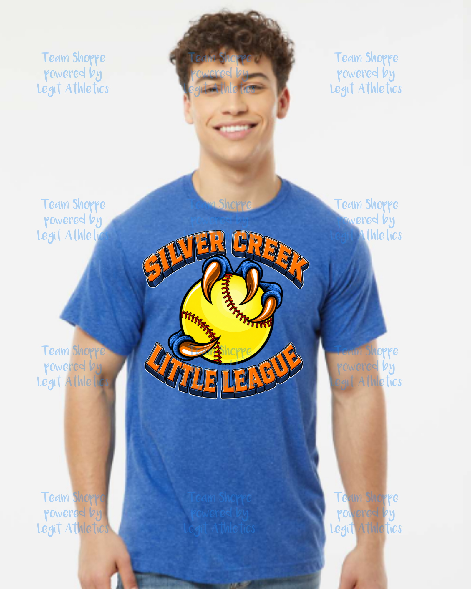 Adult or Youth Unisex Tshirt Silver Creek LL Softball