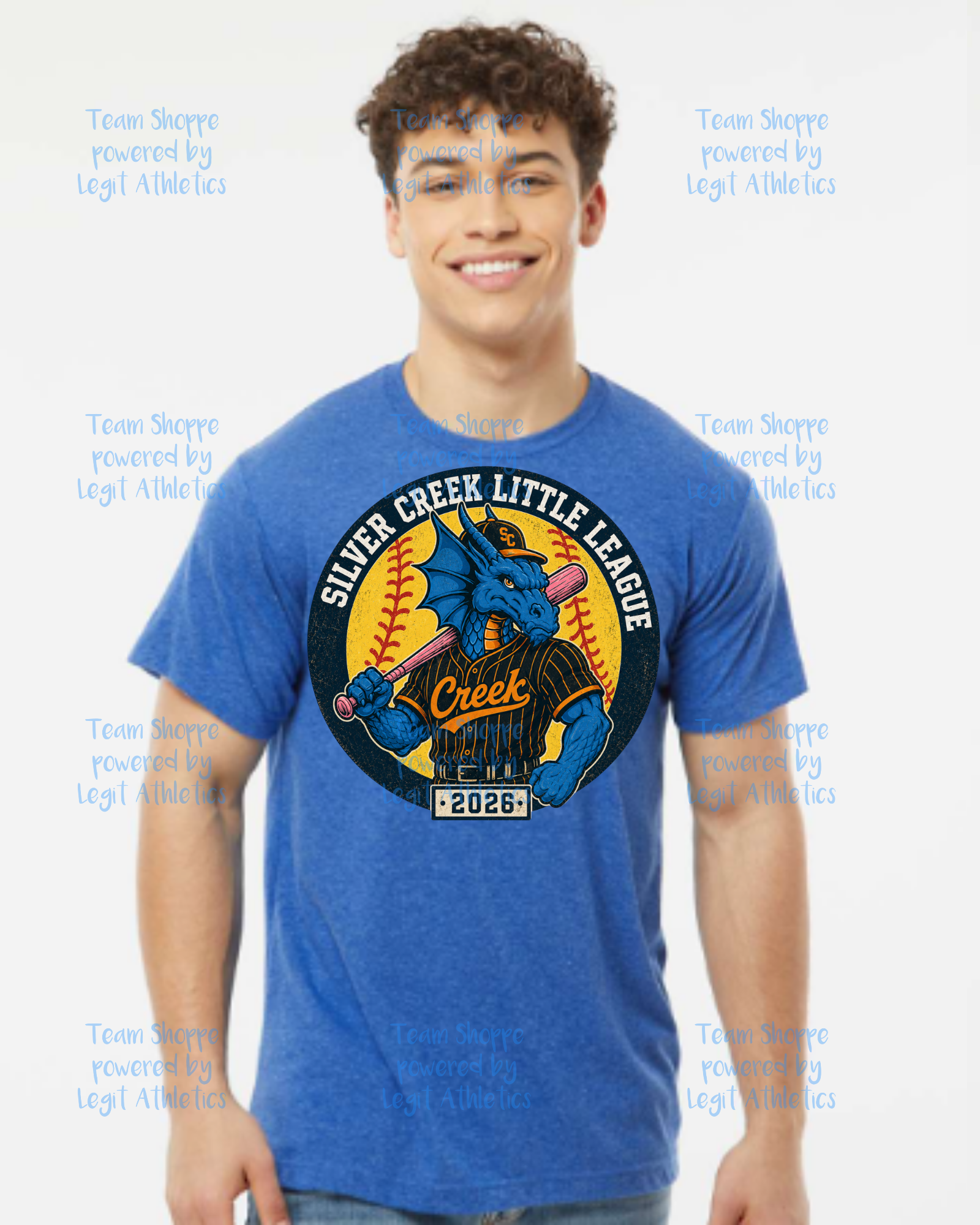 Adult or Youth Unisex Tshirt Silver Creek LL Softball