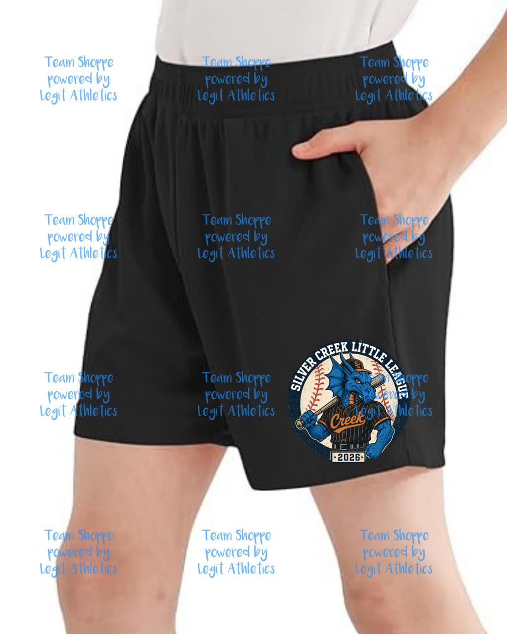 Youth Unisex Shorts Silver Creek LL ~ Baseball