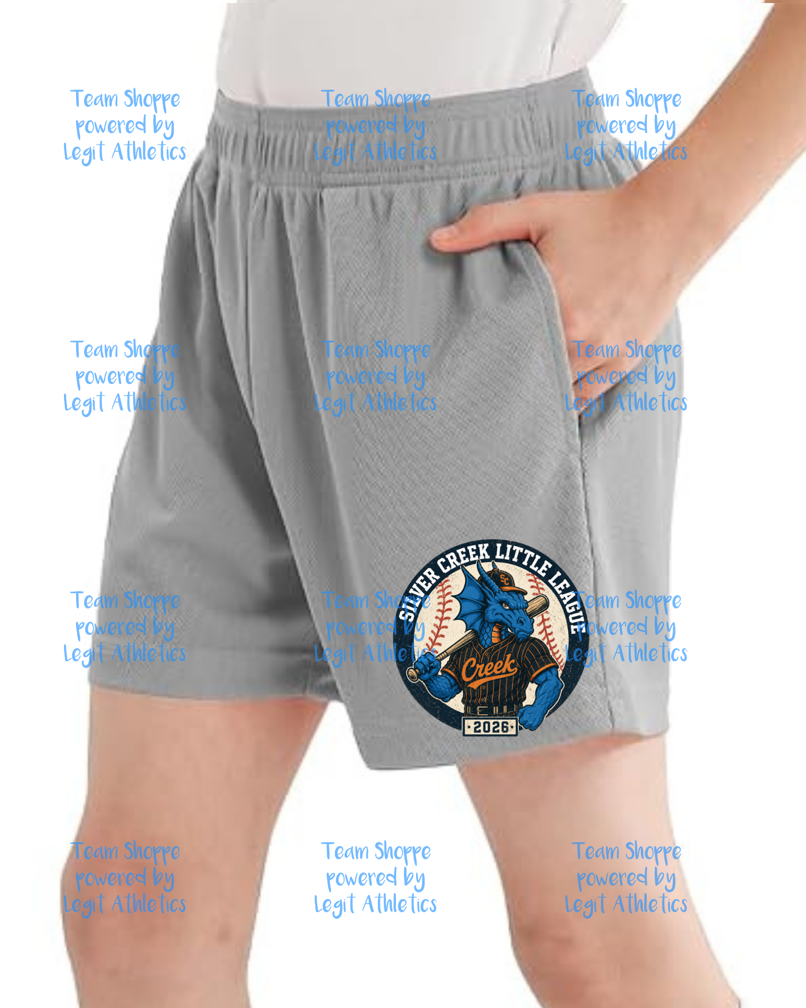 Youth Unisex Shorts Silver Creek LL ~ Baseball