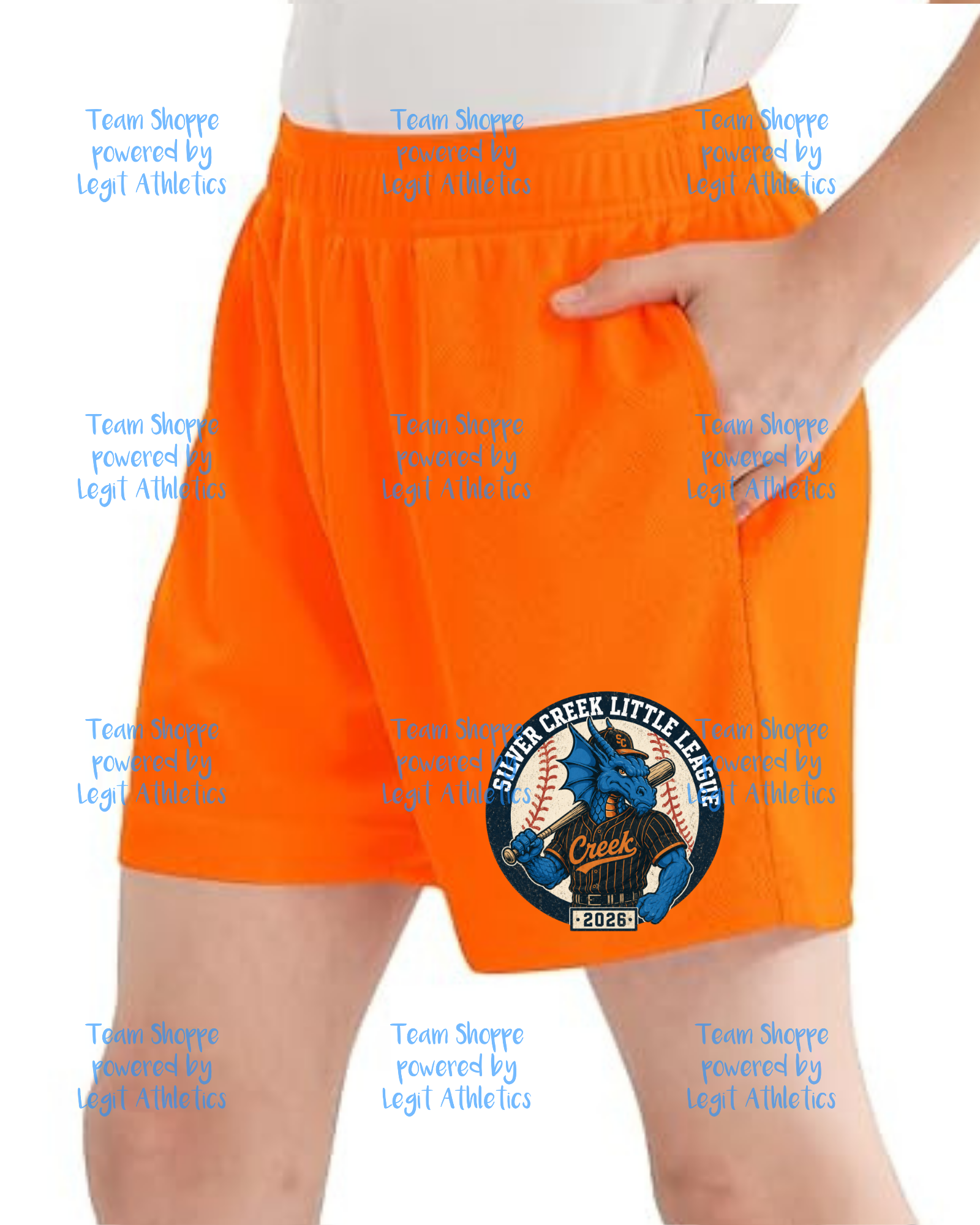 Youth Unisex Shorts Silver Creek LL ~ Baseball