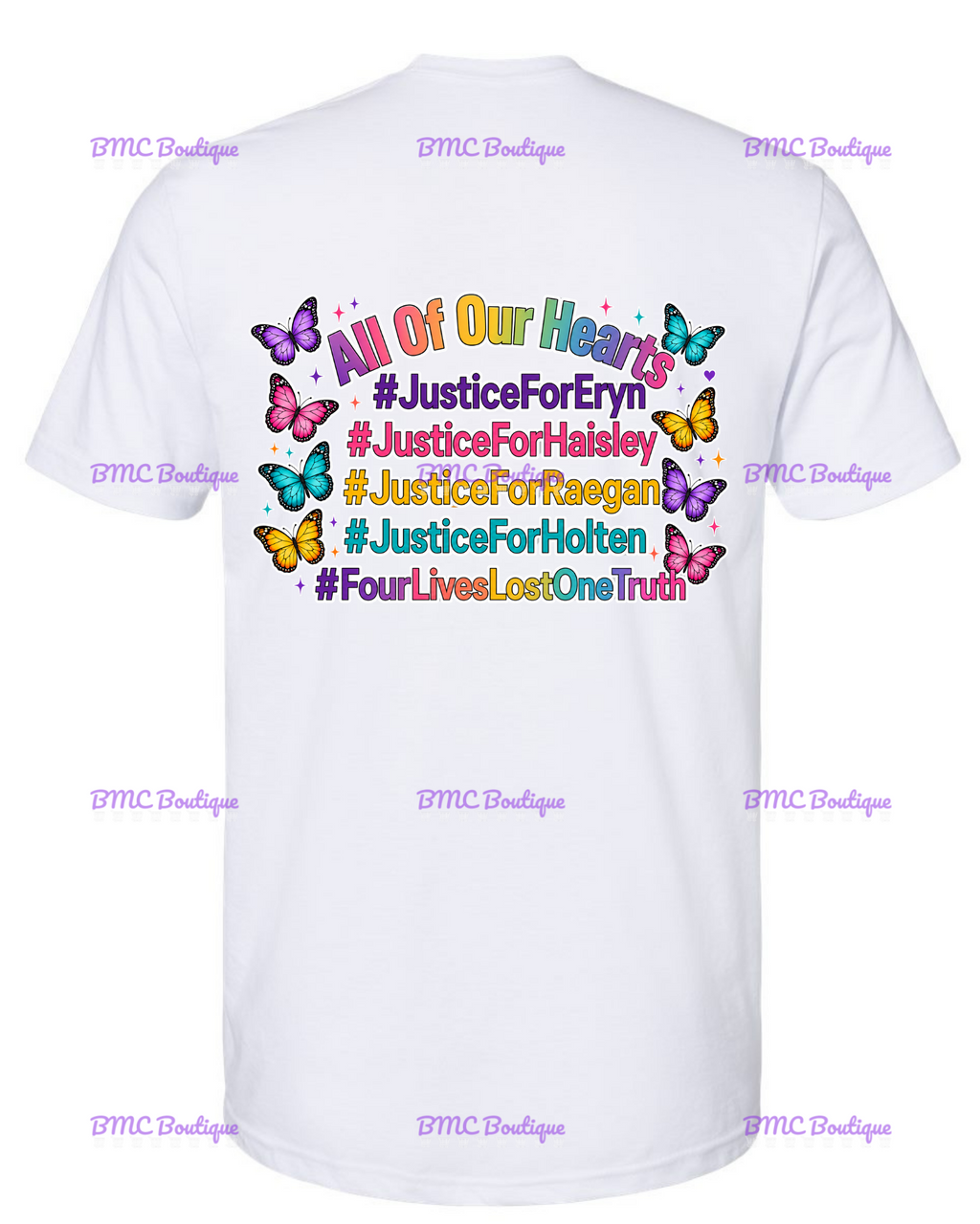 Four Lives Were Lost Tshirt SUBLIMATION option ~ INFANT, TODDLER, YOUTH