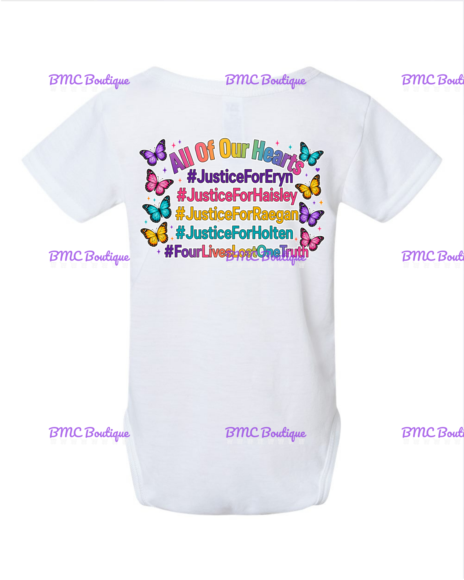 Four Lives Were Lost Tshirt SUBLIMATION option ~ INFANT, TODDLER, YOUTH
