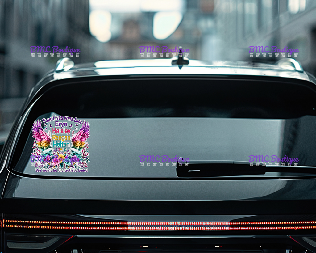 Four Lives Lost UV DTF DECAL only