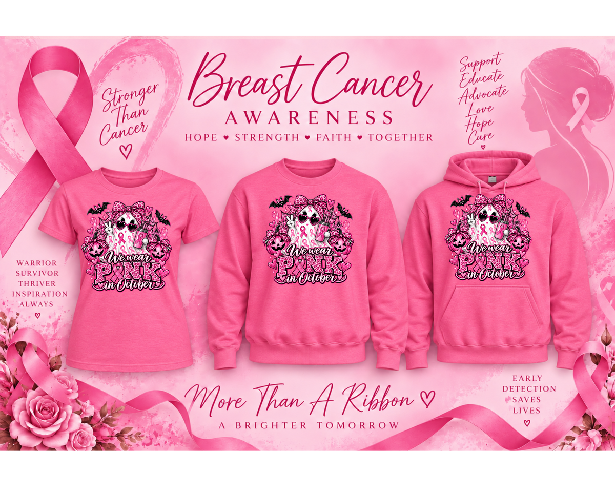 BMC EXCLUSIVE Breast Cancer Awareness Shirt ~ In October We Wear Pink