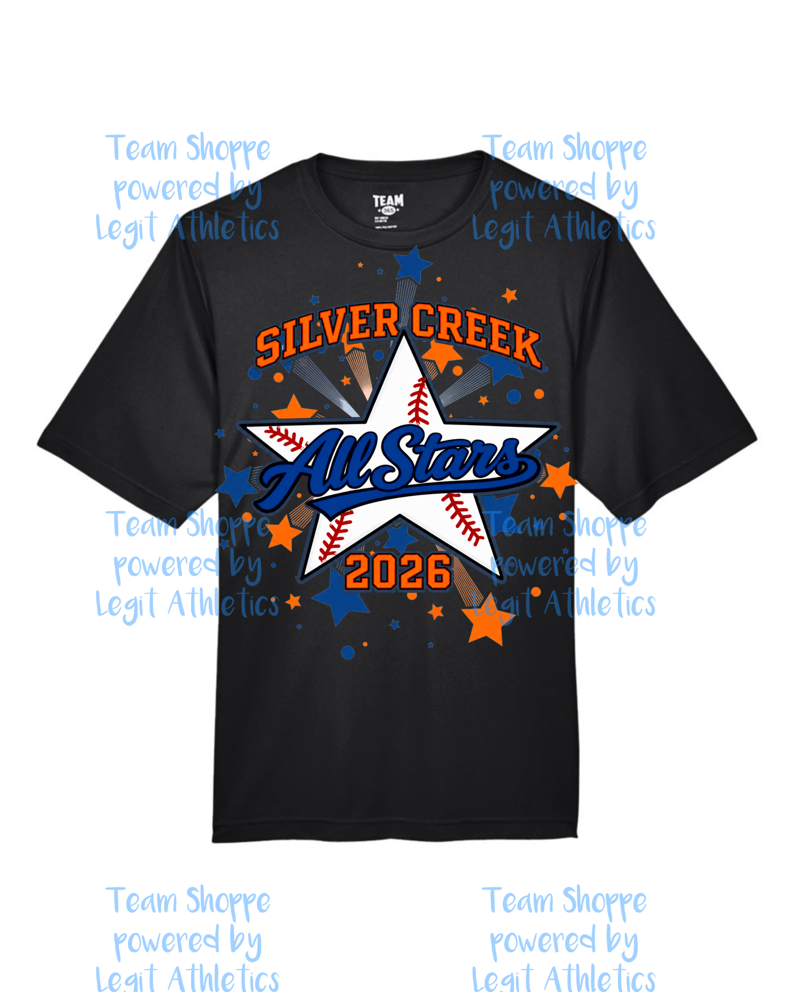 Adult or Youth Drifit Tshirt All Stars Baseball