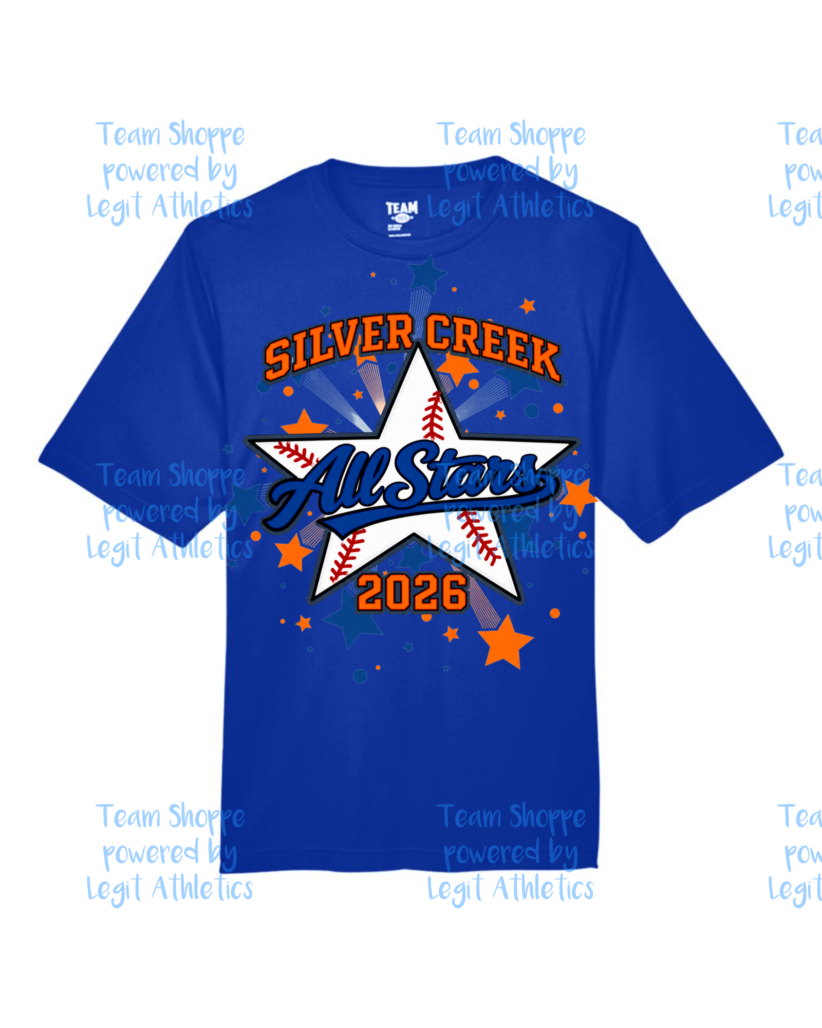 Adult or Youth Drifit Tshirt All Stars Baseball