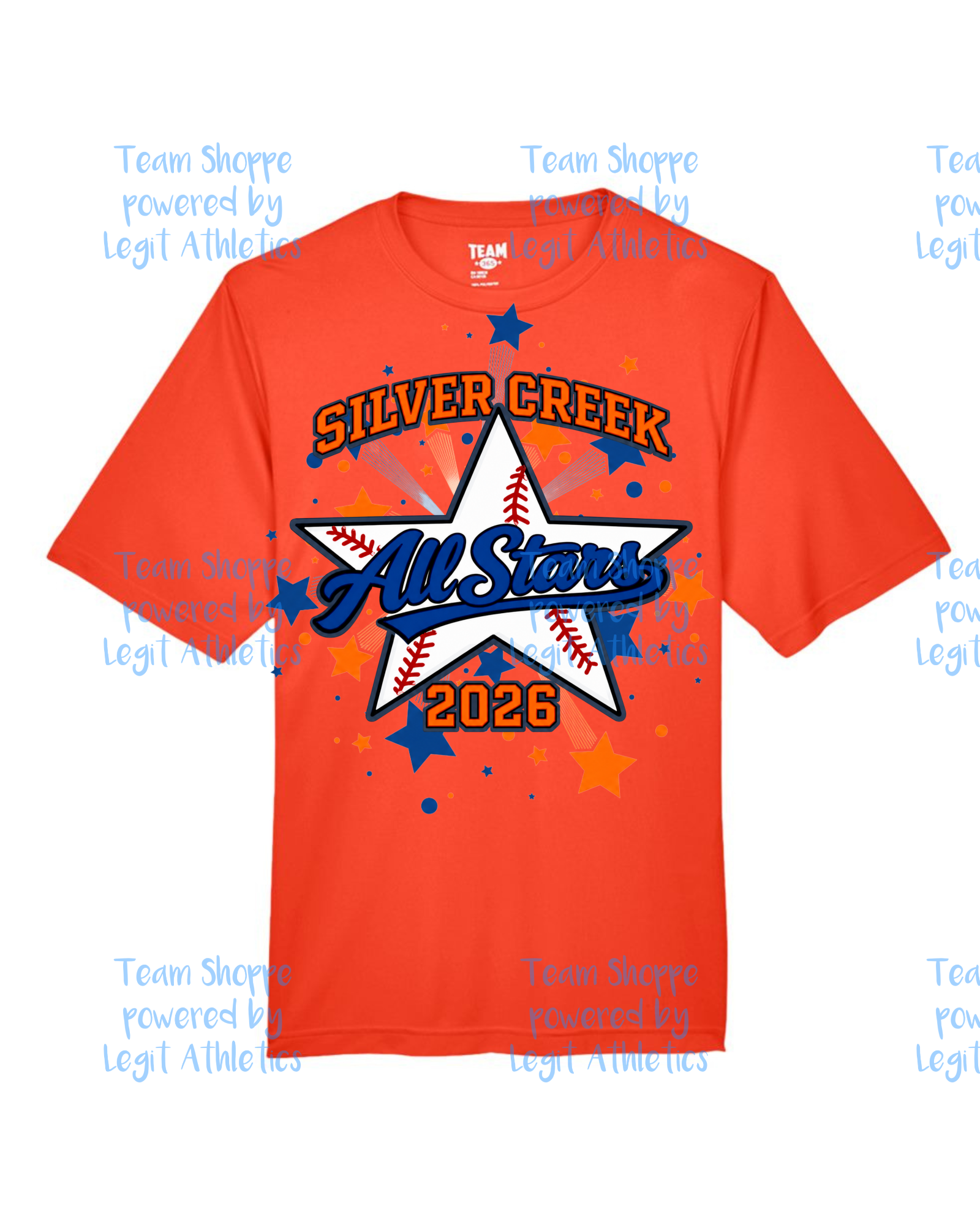 Adult or Youth Drifit Tshirt All Stars Baseball